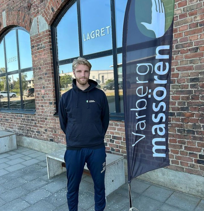 Utsidan av massage studio i Varberg